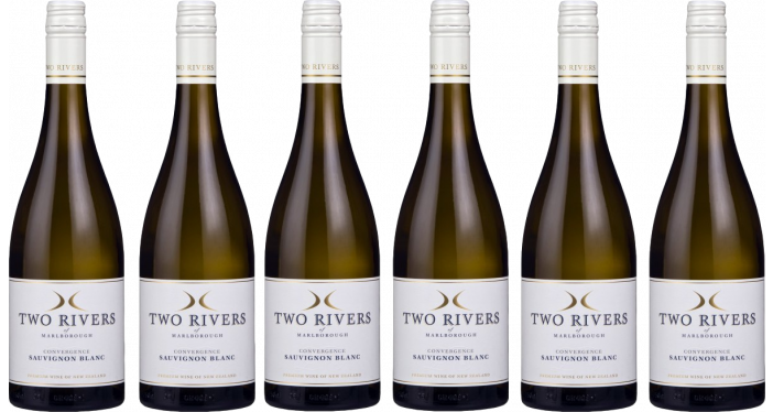 Bottle of Two Rivers Convergence Sauvignon Blanc 2023 Coffret 6 Bouteilles wine 0 ml