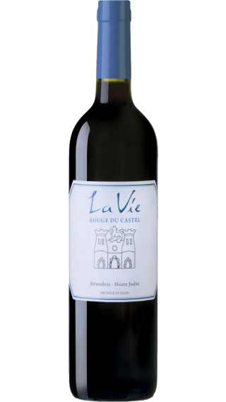 Bottle of Domaine du Castel La Vie Rouge 2022 wine 750 ml