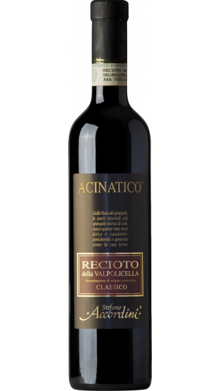 Bottle of Stefano Accordini Recioto Della Valpolicella 2019 wine 500 ml