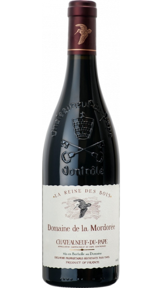 Bottle of Mordoree Chateauneuf du Pape La Reine des Bois 2020 wine 750 ml