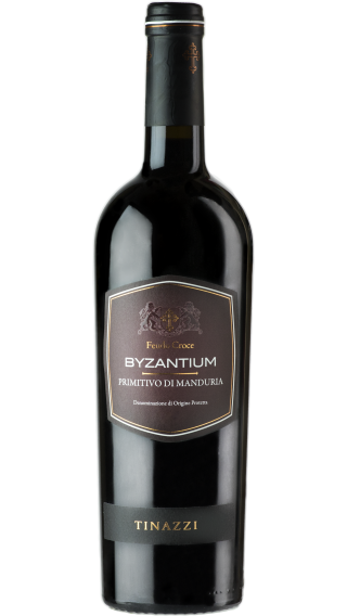 Bottle of Feudo Croci Byzantium Primitivo di Manduria 2021 wine 750 ml