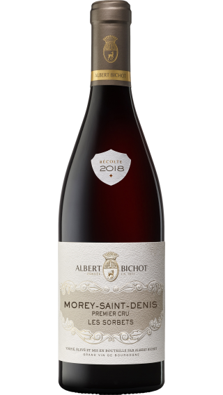 Bottle of Albert Bichot Morey-Saint-Denis Premier Cru Les Sorbets 2018 wine 750 ml
