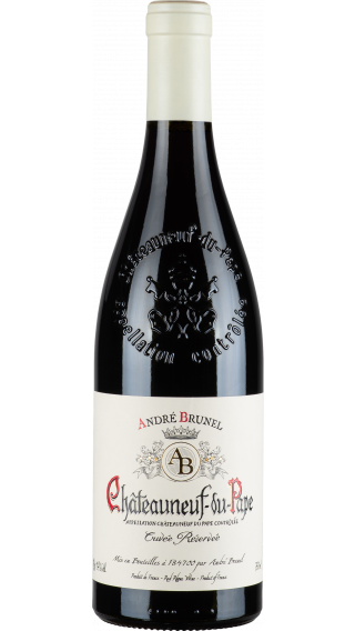 Bottle of Andre Brunel Chateauneuf du Pape 2019 wine 750 ml