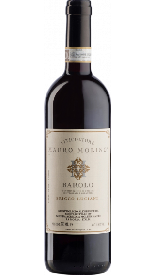 Bottle of Mauro Molino Barolo Bricco Luciani 2017 wine 750 ml