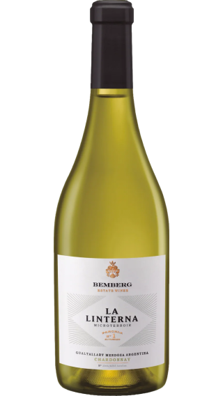 Bottle of Bemberg La Linterna Parcela No. 1 Finca El Tomillo Chardonnay 2018 wine 750 ml