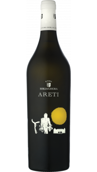 Bottle of Biblia Chora Areti White 2021 wine 750 ml