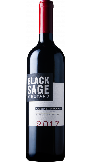 Bottle of Black Sage Vineyard Cabernet Sauvignon 2017 wine 750 ml