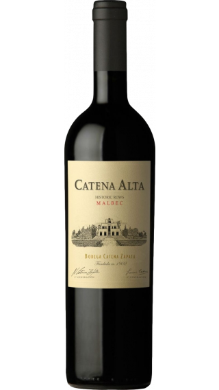 Bottle of Catena Zapata Catena Alta Malbec 2016 wine 750 ml