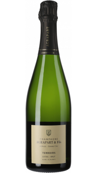 Bottle of Champagne Agrapart Terroirs Blanc de Blancs Grand Cru wine 750 ml