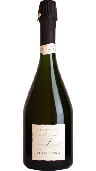 Bottle of Champagne Nathalie Falmet Le Val Cornet Brut wine 750 ml