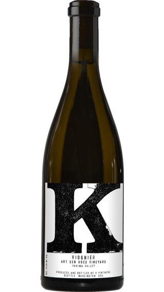 Bottle of Charles Smith K Vintners Art Den Hoed Viognier 2022 wine 750 ml