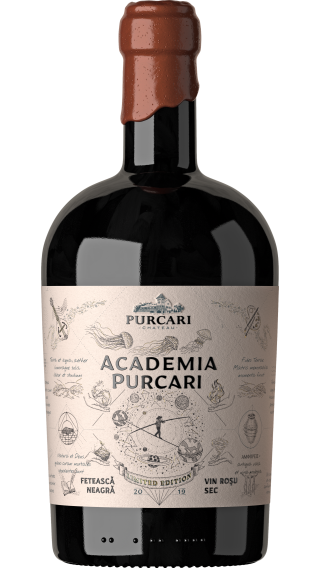 Bottle of Chateau Purcari Academia Feteasca Neagra 2020 wine 750 ml