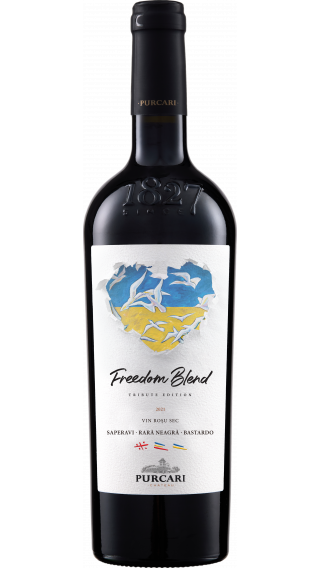Bottle of Chateau Purcari Freedom Blend 2020 wine 750 ml