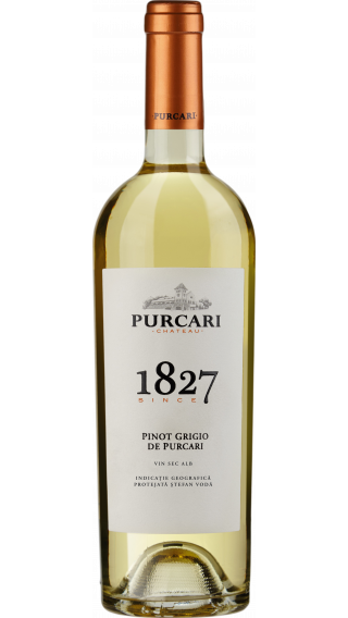 Bottle of Chateau Purcari Pinot Grigio de Purcari 2021 wine 750 ml