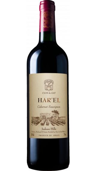 Bottle of Clos de Gat Har'el Cabernet Sauvignon 2018 wine 750 ml