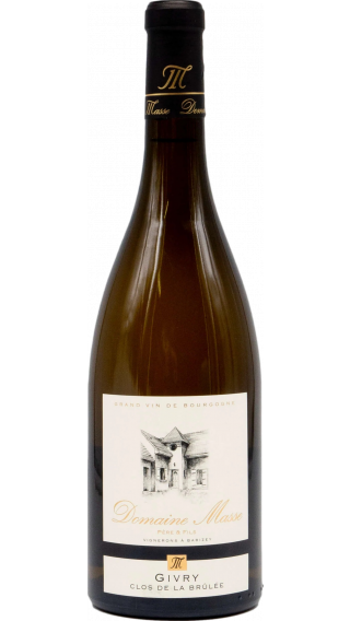 Bottle of Domaine Masse Givry Clos de la Brulee Blanc 2020 wine 750 ml