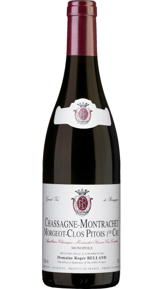 Bottle of Domaine Roger Belland Chassagne Montrachet Premier Cru Morgeot Clos Pitois 2022 wine 750 ml