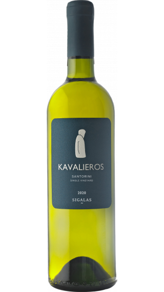 Bottle of Domaine Sigalas Kavalieros 2020 wine 750 ml