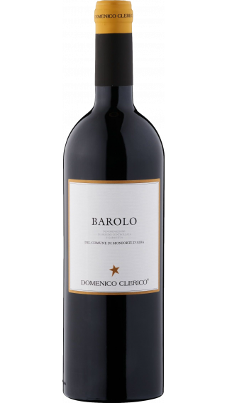 Bottle of Domenico Clerico Barolo 2018 wine 750 ml