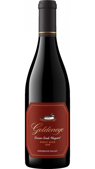Bottle of Duckhorn  Goldeneye Gowan Creek Pinot Noir 2018 wine 750 ml