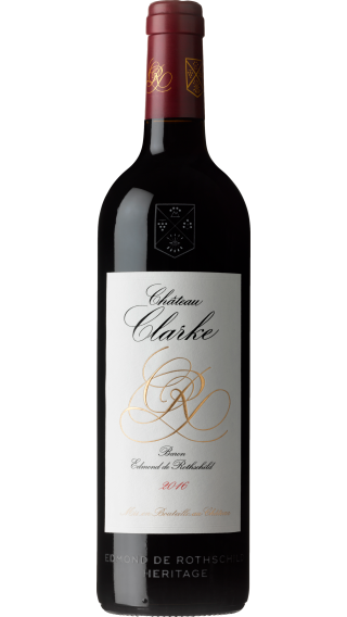 Bottle of Edmond de Rothschild Chateau Clarke 2015 wine 750 ml
