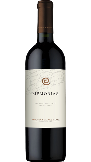 Bottle of El Principal Memorias 2018 wine 750 ml