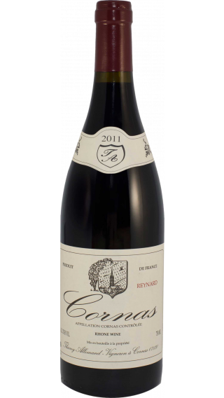 Bottle of Thierry Allemand Reynard Cornas 2011 wine 750 ml