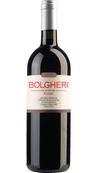 Bottle of Grattamacco Bolgheri Rosso 2022 wine 750 ml