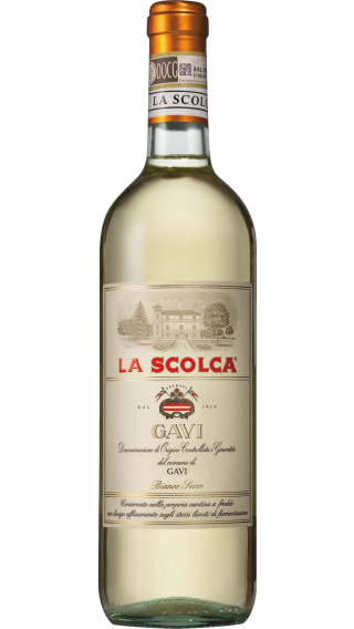 Bottle of La Scolca Etichetta Bianco Gavi 2021 wine 750 ml