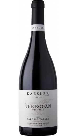 Bottle of Kaesler The Bogan Shiraz 2018 wine 750 ml