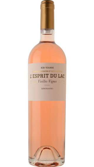 Bottle of Kir-Yianni L'Esprit du Lac Vieilles Vignes Rose 2023 wine 750 ml