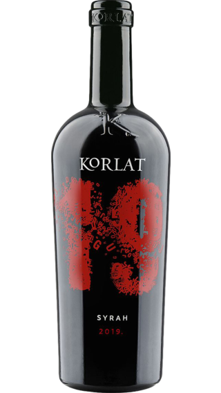Bottle of Korlat Syrah 2019 wine 750 ml