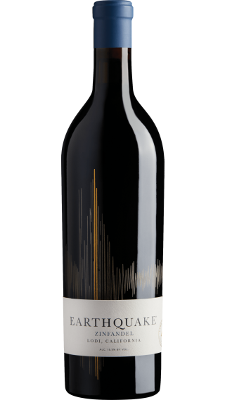 Bottle of Michael David Winery Earthquake Zinfandel 2021 wine 750 ml