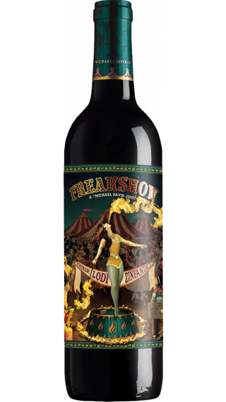 Bottle of Michael David Winery Freakshow Zinfandel 2019 wine 750 ml