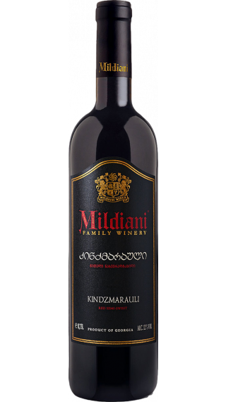 Bottle of Mildiani Kindzmarauli 2020 wine 750 ml