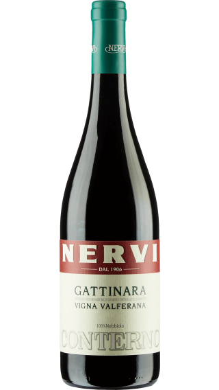 Bottle of Nervi Conterno Gattinara Vigna Valferana 2014 wine 750 ml