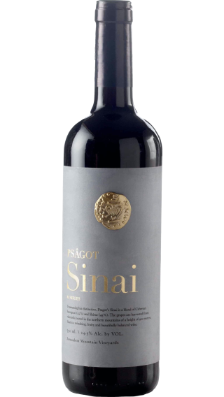 Bottle of Psagot Sinai 2018 wine 750 ml