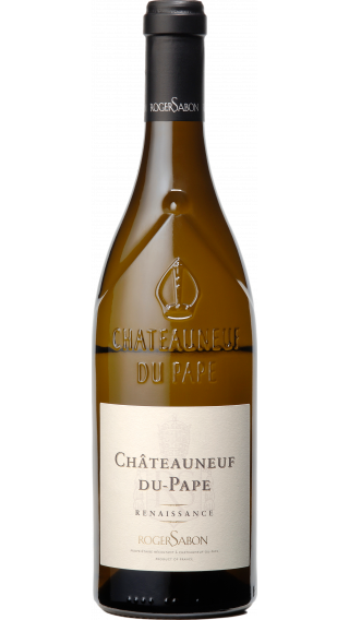 Bottle of Roger Sabon Chateauneuf du Pape Renaissance Blanc 2020  wine 750 ml