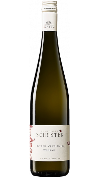 Bottle of Schuster Roter Veltliner Wagram 2020 wine 750 ml