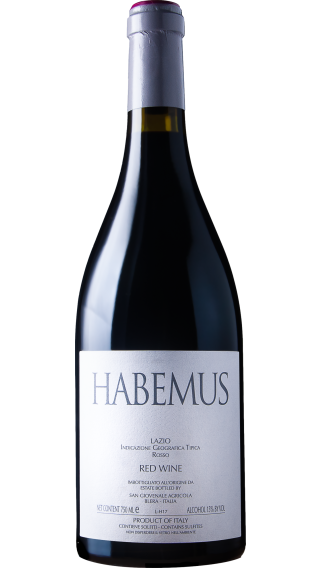 Bottle of San Giovenale Habemus Lazio 2020 wine 750 ml