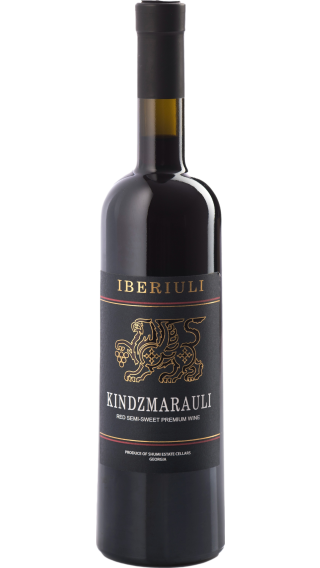Bottle of Shumi Iberiuli Kindzmarauli 2022 wine 750 ml