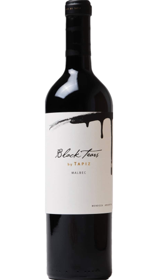 Bottle of Tapiz Black Tears Malbec 2020 wine 750 ml