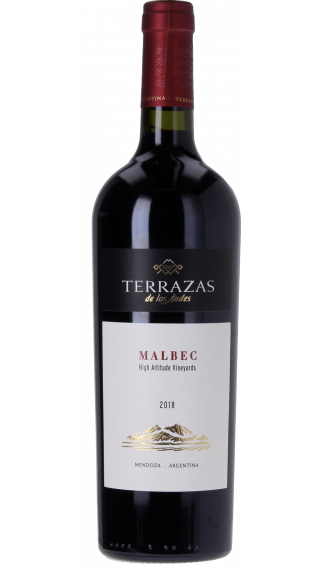 Bottle of Terrazas de los Andes Malbec 2019 wine 750 ml