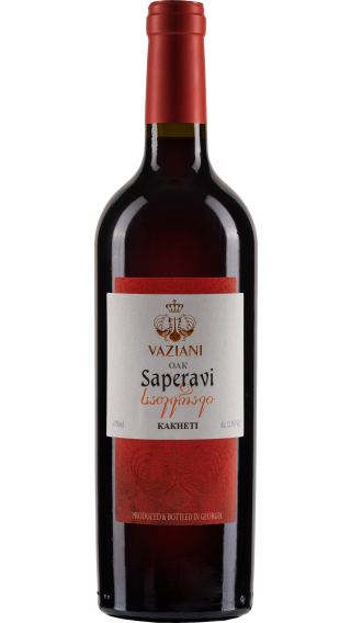 Bottle of Vaziani Saperavi Aged in Oak 2017  wine 750 ml