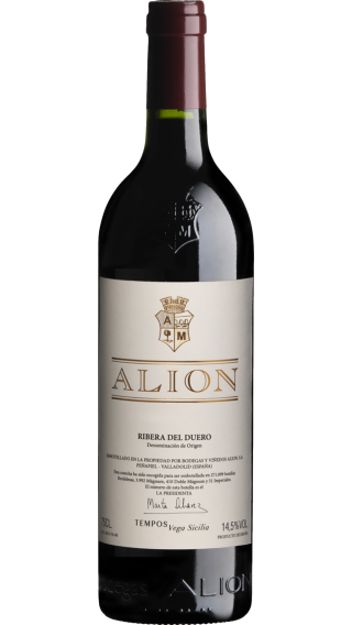 Bottle of Vega Sicilia Alion 2020 wine 750 ml