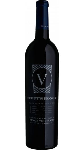 Bottle of Venge Vineyards Scout's Honor Proprietary Red 2019 wine 750 ml