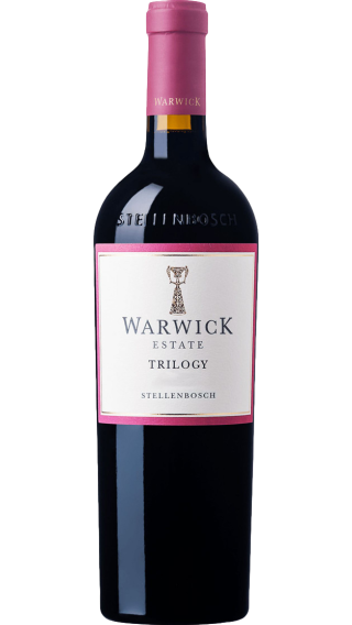 Bottle of Warwick Trilogy 2017 wine 750 ml