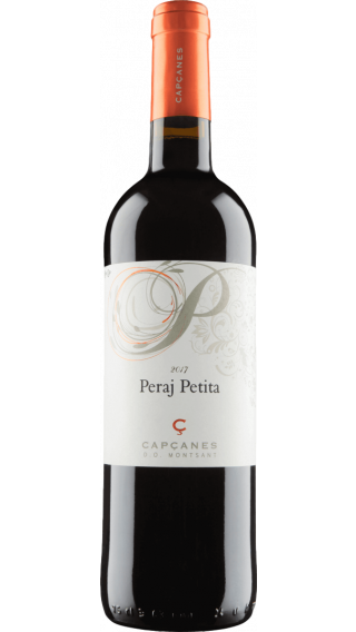 Bottle of Capcanes Peraj Petita Kosher 2018 wine 750 ml