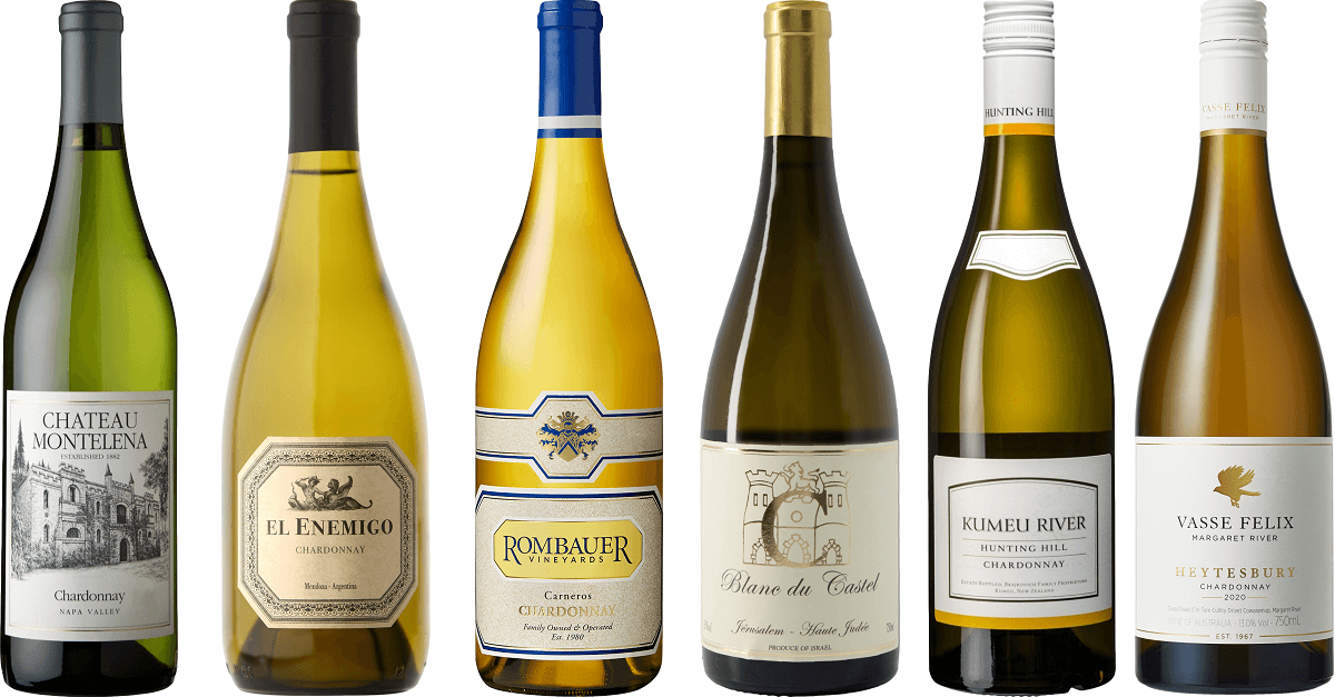 6 délicieux vins Chardonnay du Nouveau Monde en 2024